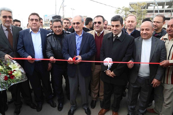 افتتاح مشروع تطوير جسر الشهداء بكركوك